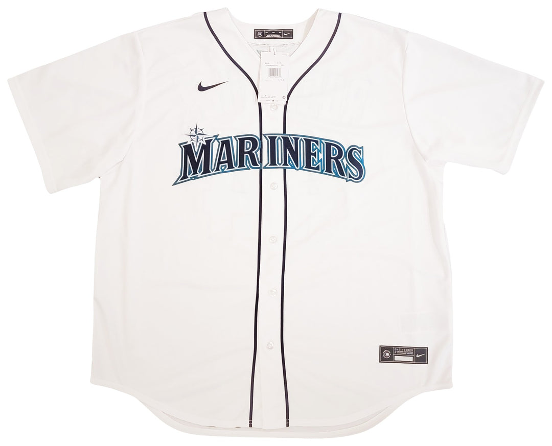 Seattle Mariners Julio Rodriguez Auto Signed White Nike Jersey Size XXL Beckett