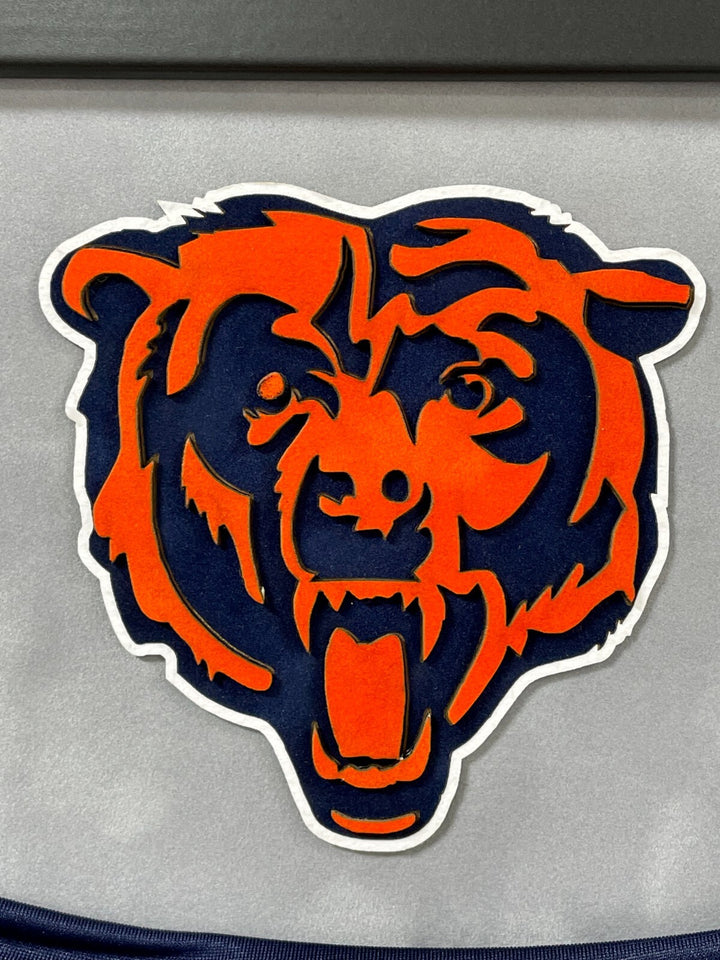 Brian Urlacher Autographed Chicago Bears Jersey Framed BAS Signed Inscribed HOF