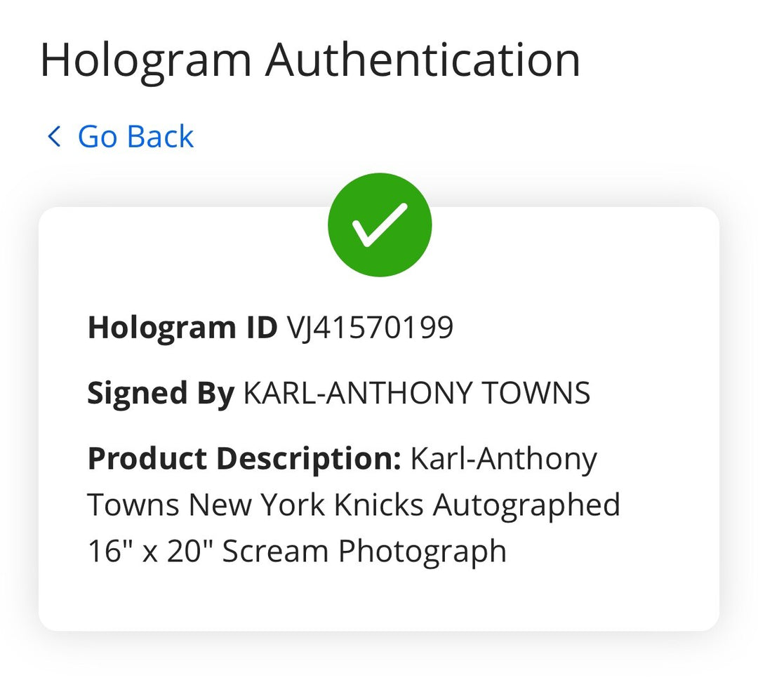 Karl Anthony Towns Signed 16x20 Framed Scream Photo NY Knicks Auto Fanatics COA