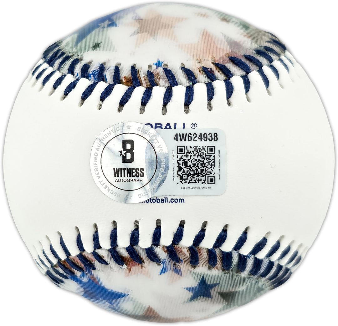 Ichiro Suzuki Signed Official 2001 All Star Game Logo Fotoball Beckett Witness