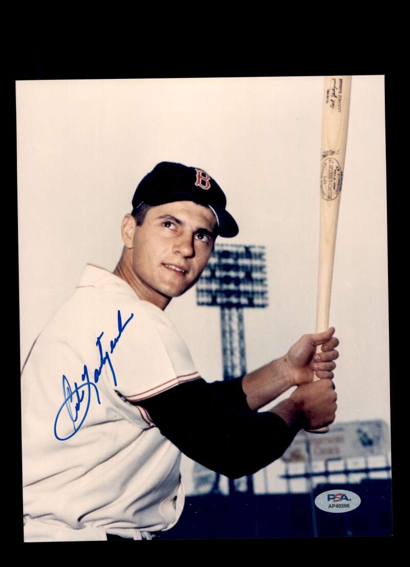 Carl Yastrzemski PSA DNA Signed 8x10 Photo Autograph Red Sox