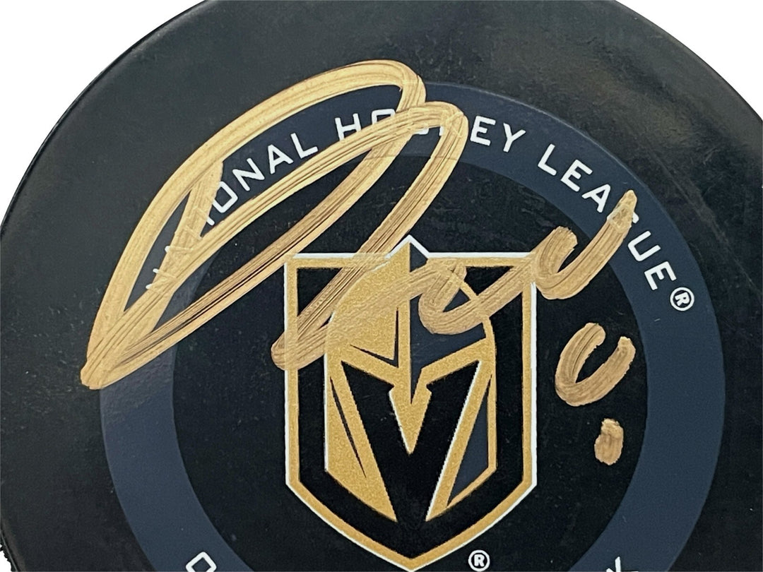 Phil Kessel Autographed Vegas Golden Knights Official Puck COA Inscriptagraphs