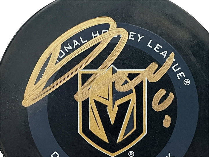 Phil Kessel Autographed Vegas Golden Knights Official Puck COA Inscriptagraphs