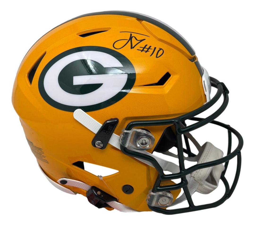Jordan Love Signed Green Bay Packers Full Size SpeedFlex Authentic Helmet BAS