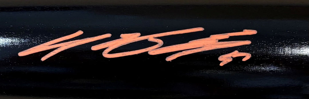 Jung Hoo Lee Giants Signed Black Louisville Slugger Baseball Bat BAS