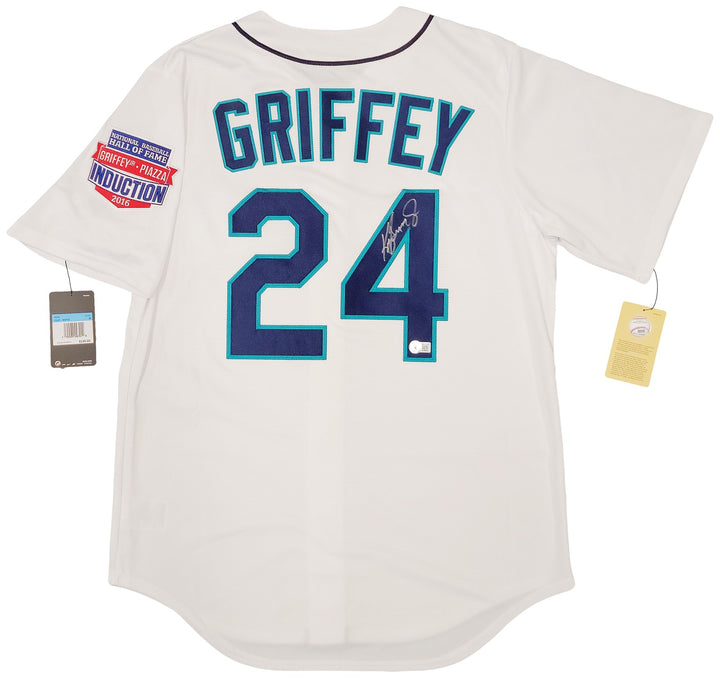 Seattle Mariners Ken Griffey Jr. Signed White Nike Cooperstown Edition Jersey