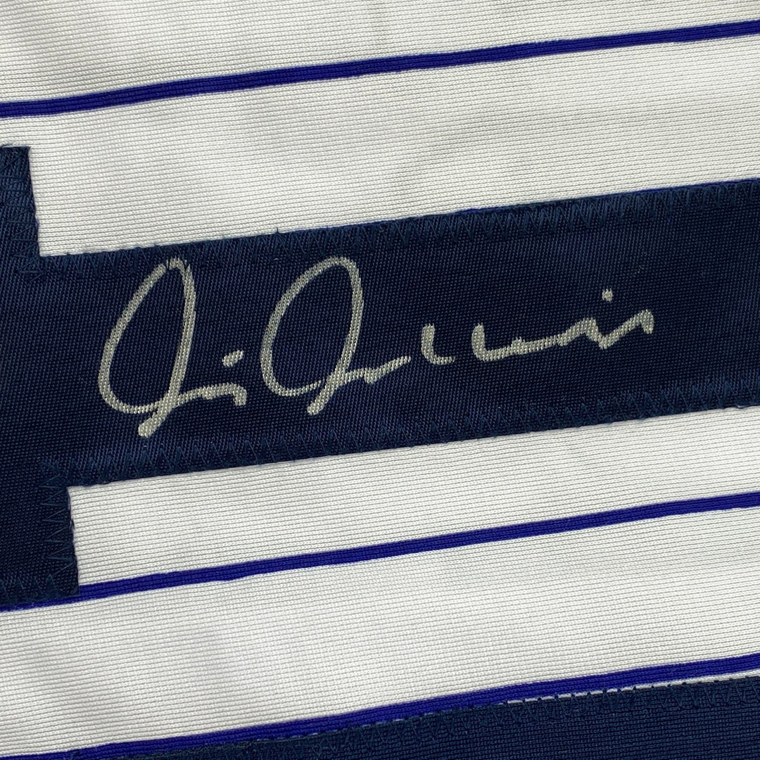 Autographed/Signed Chris Chambliss New York Pinstripe Jersey JSA COA