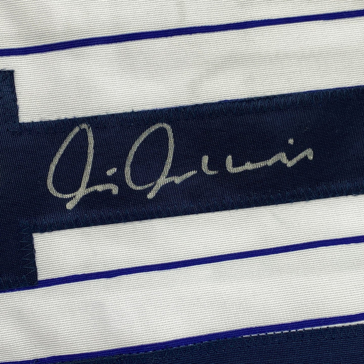 Autographed/Signed Chris Chambliss New York Pinstripe Jersey JSA COA