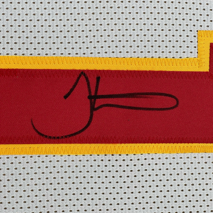 FRAMED Signed TYREEK HILL 35x39 Kansas City White Jersey JSA COA