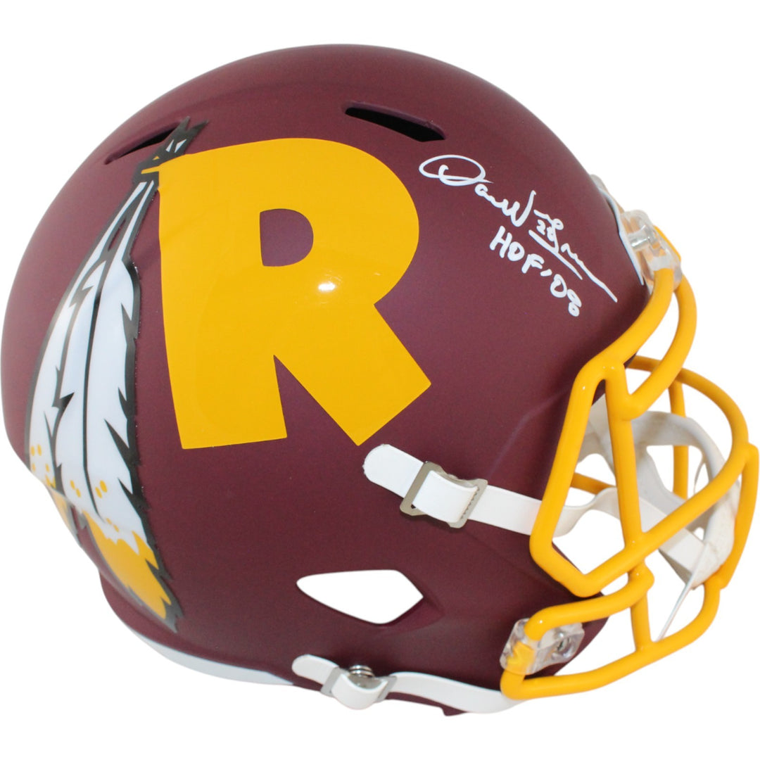 Darrell Green Autographed Washington Redskins F/S AMP Helmet HOF Beckett 51892