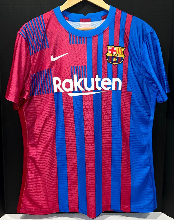 Ansu Fati FC Barcelona Signed Jersey Size XL Auto Beckett COA