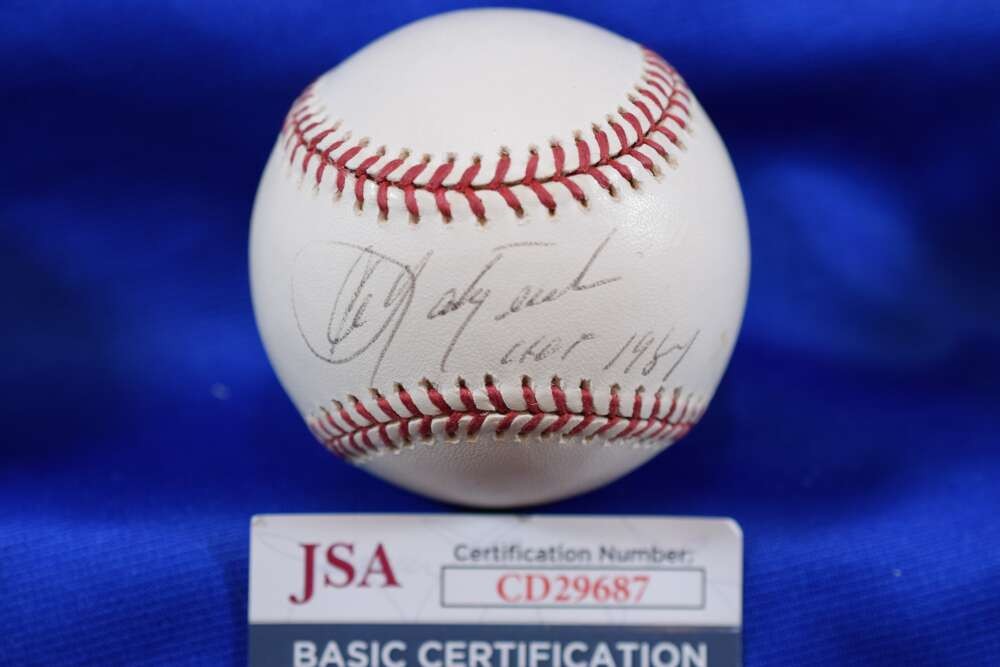 Carl Yastrzemski JSA COA Autograph OML Major League Signed Baseball HOF 1989