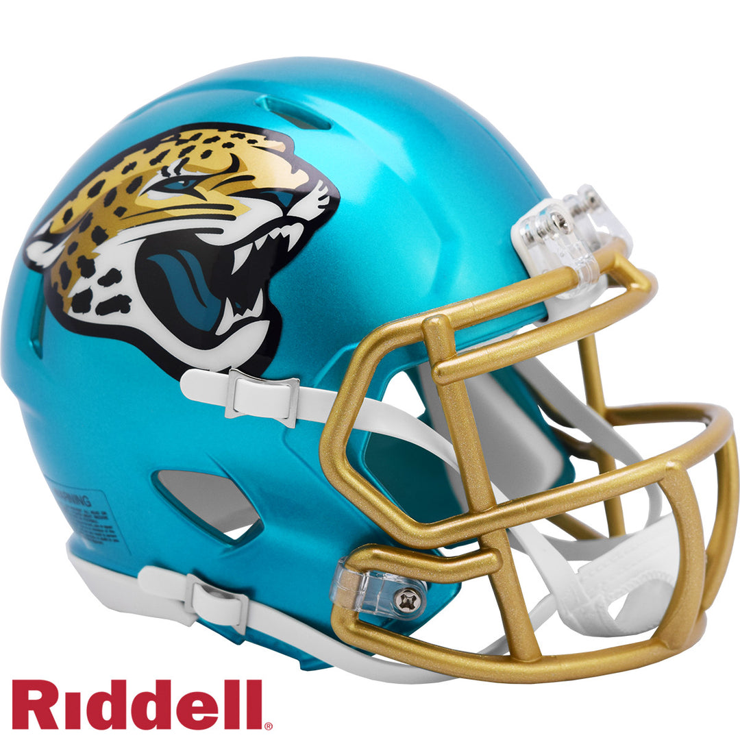 Jacksonville Jaguars Flash Speed Mini Helmet Riddell New In Box 30723