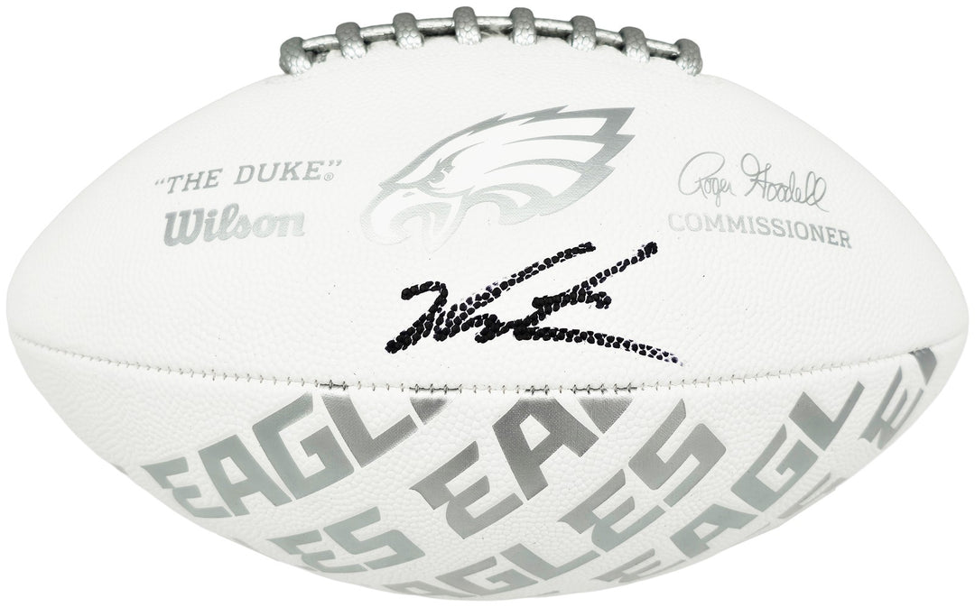 Jalen Carter Signed Philadelphia Eagles NFL Team Series Football JSA Witness