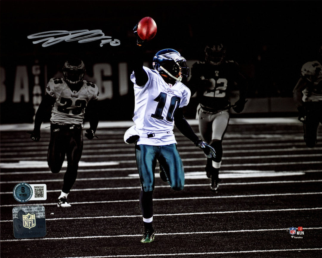 DeSean Jackson Auto 8x10 Photo Eagles Miracle at the Meadowlands vs. Giants BAS