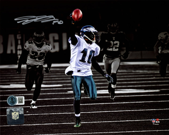 DeSean Jackson Auto 8x10 Photo Eagles Miracle at the Meadowlands vs. Giants BAS