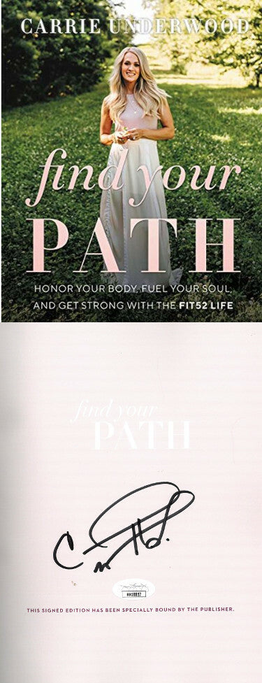 Carrie Underwood signed 2020 Find Your Path First Edition Hardcover Book - JSA