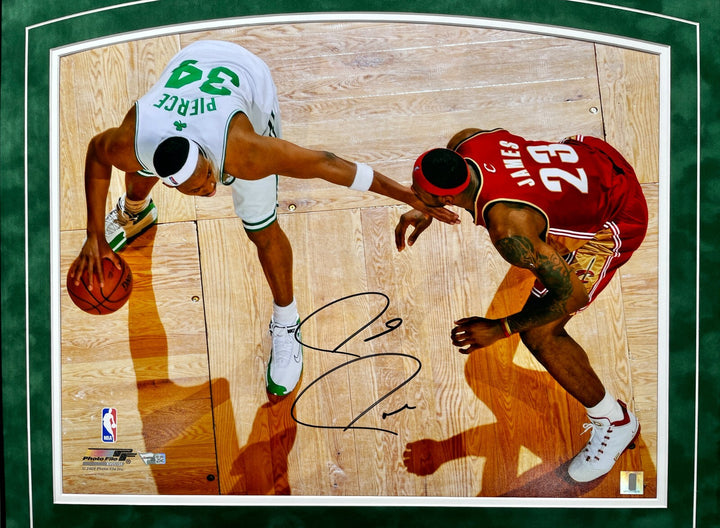Paul Pierce Autographed Boston Celtics 16x20 Photo Framed Fanatics Signed LeBron
