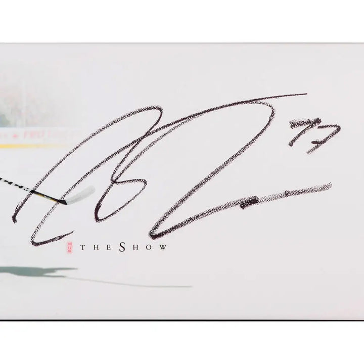Connor McDavid Signed Framed 'The Show' 18x44 Photo Edmonton Oilers UDA Holo
