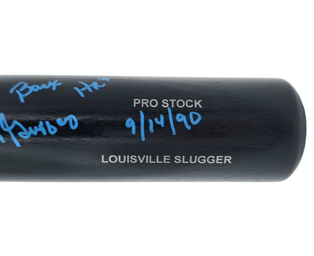 Ken Griffey Jr. & Sr Auto Black L Slugger Pro Stock Bat Mariners Back To Back HR
