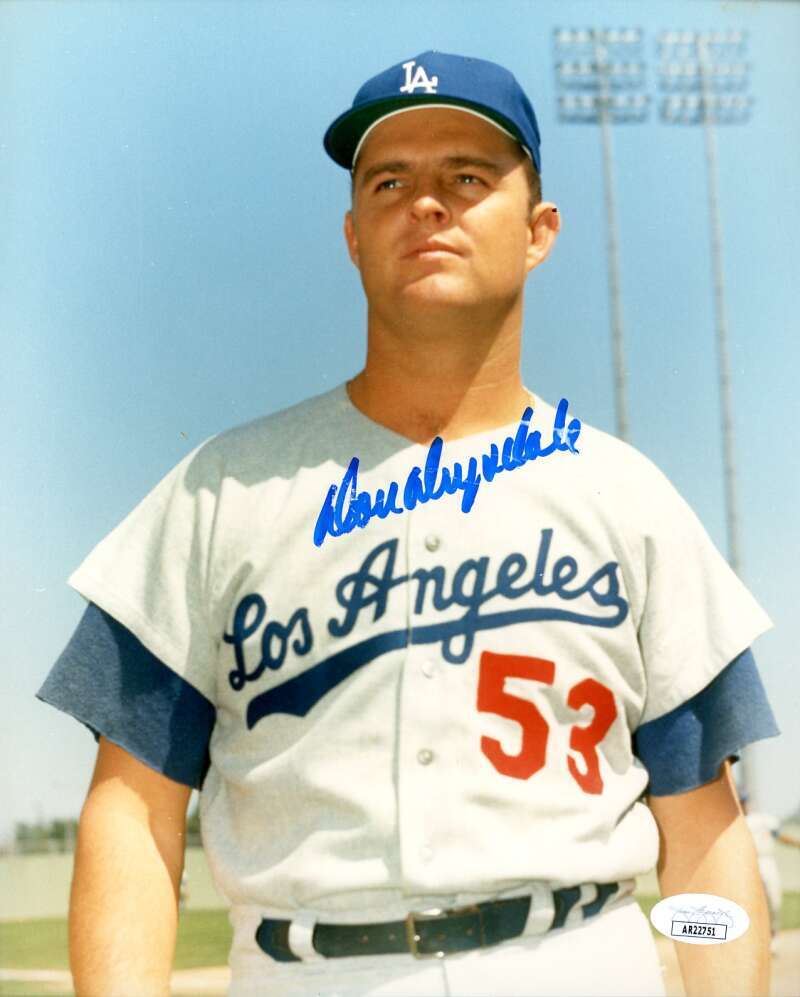 Don Drysdale JSA Cert Signed 8x10 Photo Autographed Dodgers