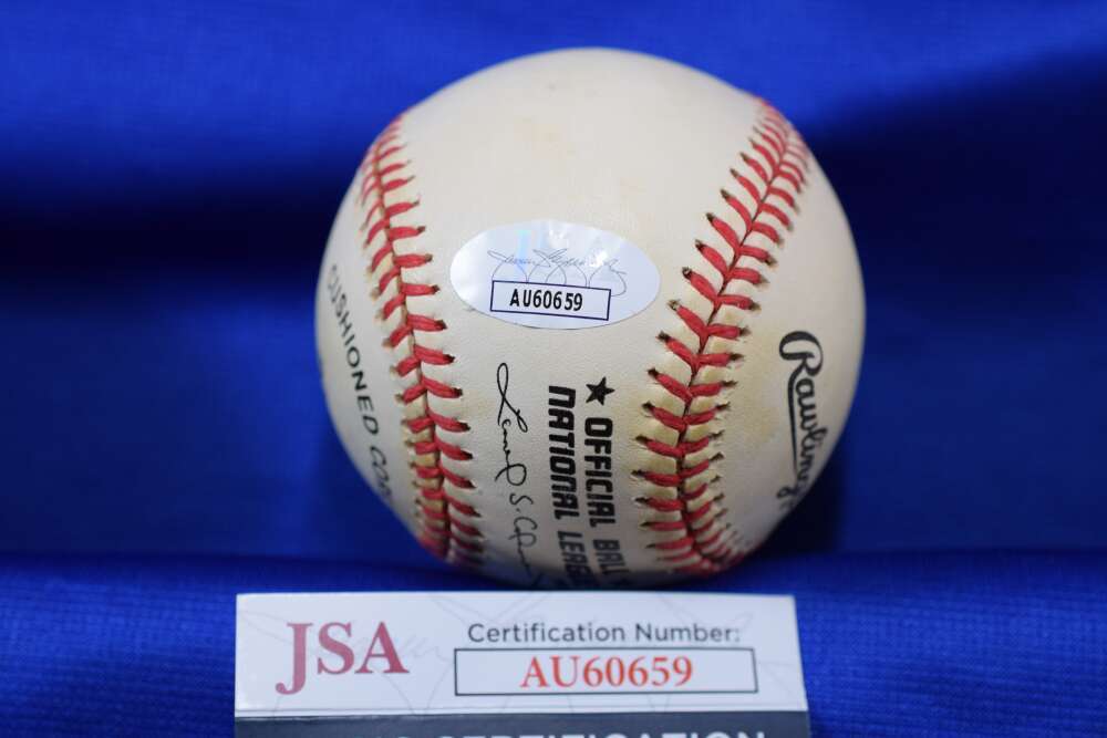 Manny Mota JSA COA Autograph National League Signed Baseball