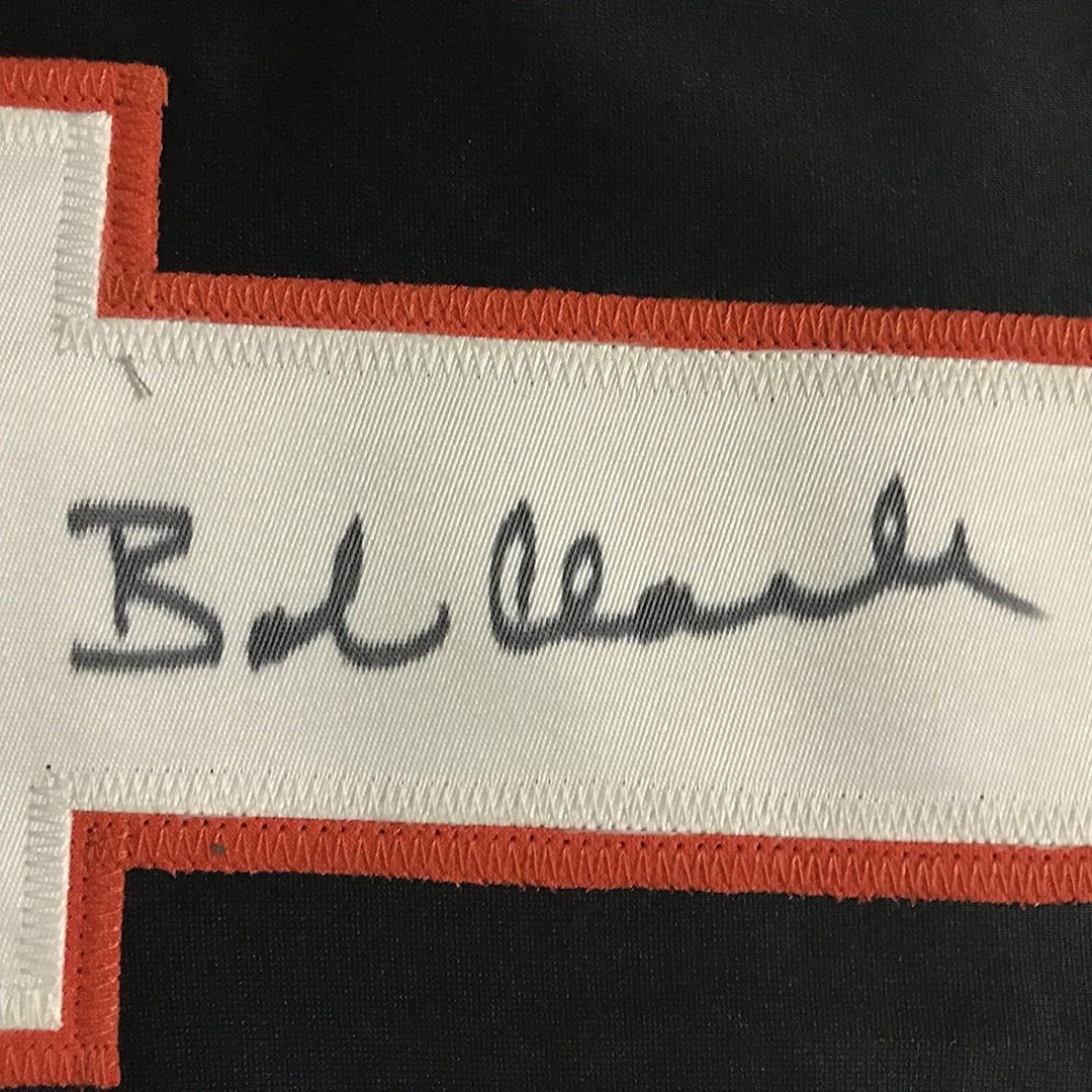 Framed Autographed/Signed Bob Bobby Clarke 35x39 Philadelphia Jersey JSA COA