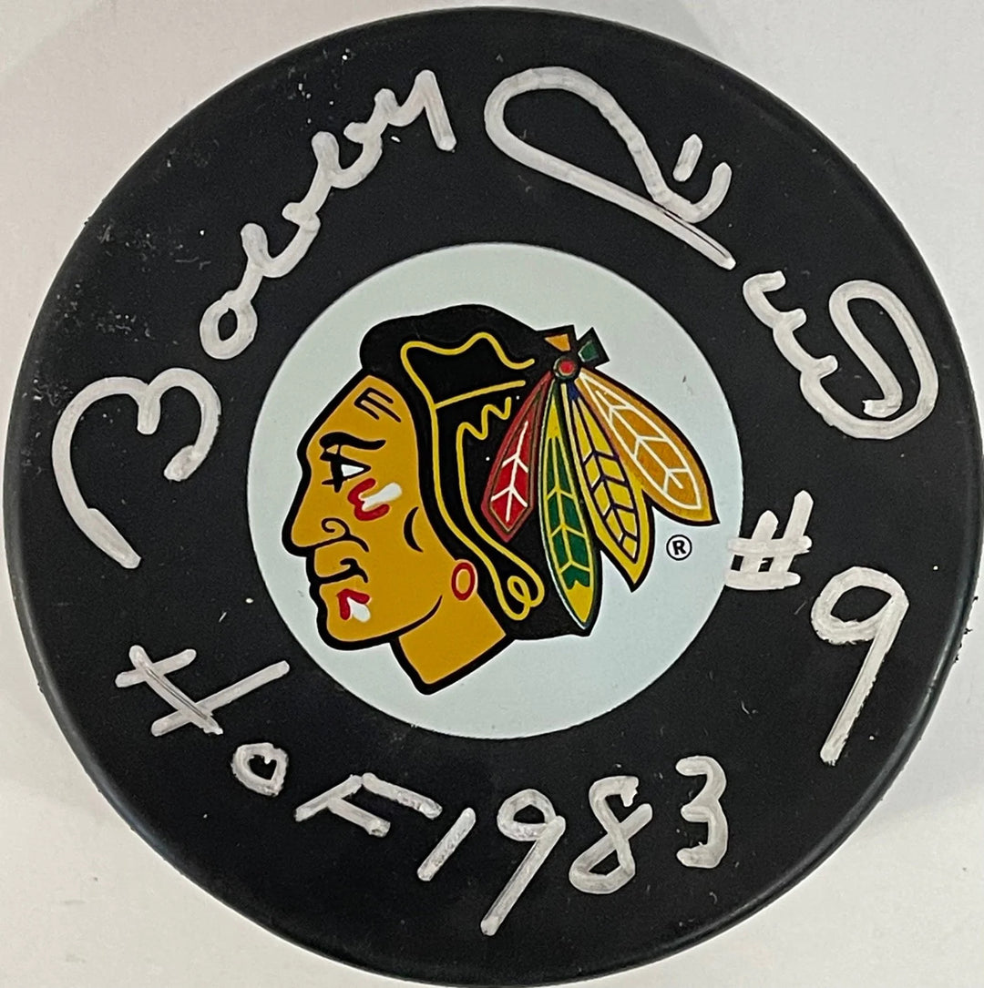 Bobby Hull Autographed Official Chicago Blackhawks Puck