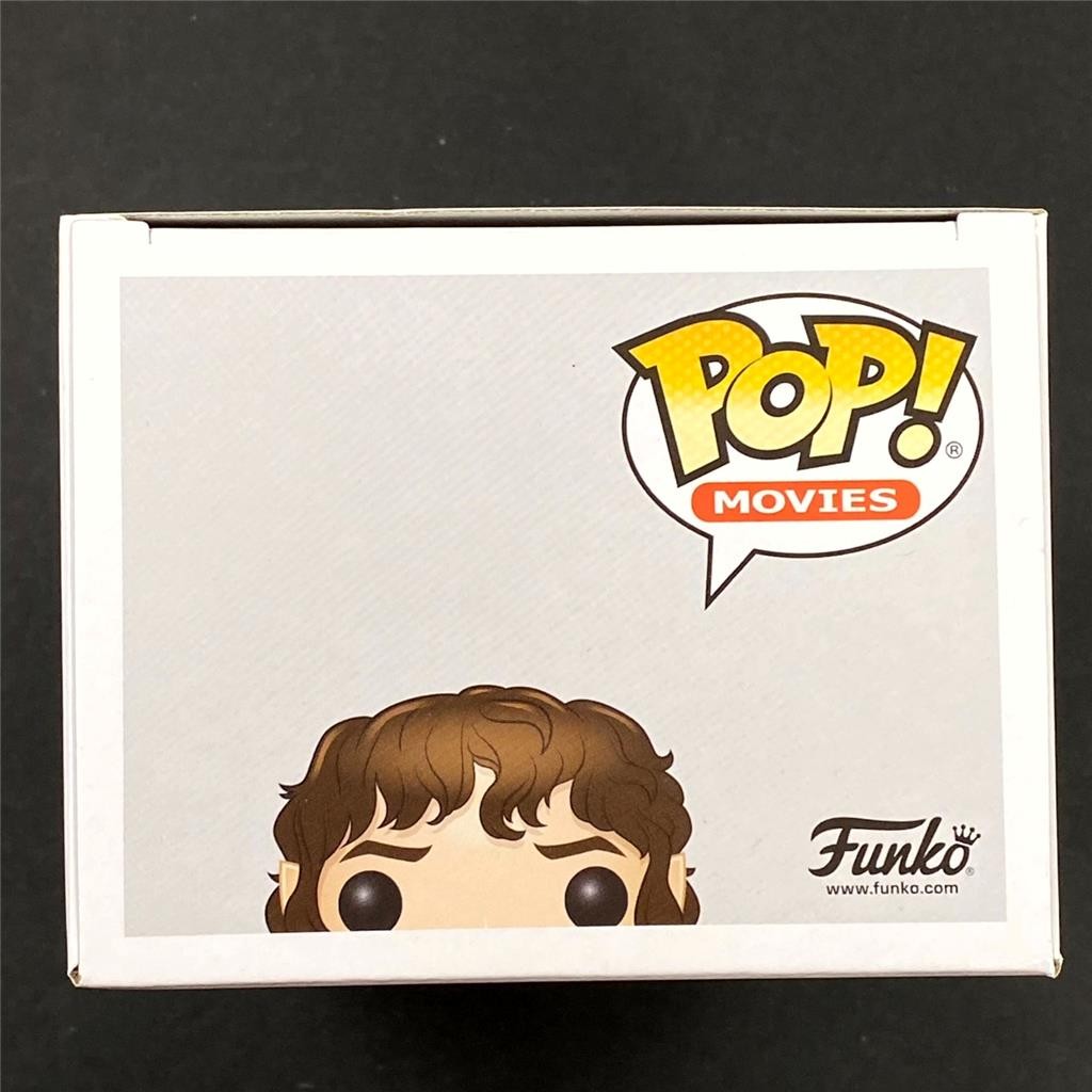 Elijah Wood signed Inscription Frodo GITD Chase Funko Pop! 444 autograph JSA