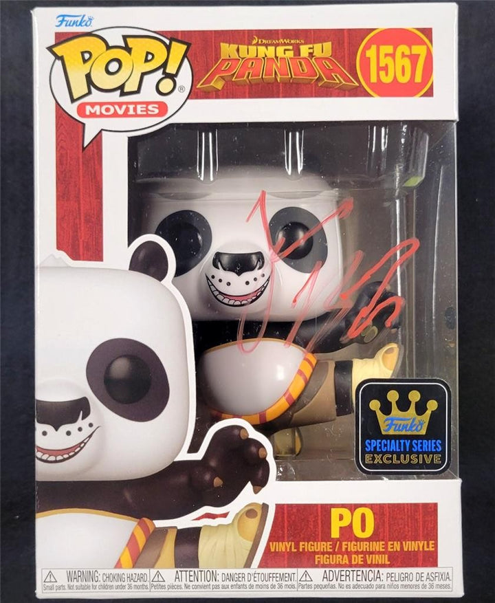 Jack Black signed Kung Fu Panda Po Funko Pop! 1567 autograph ~ Beckett BAS