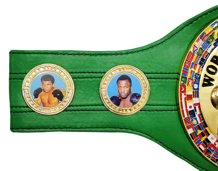 Mike Tyson Signed Green WBC World Championship Belt Beckett Witness