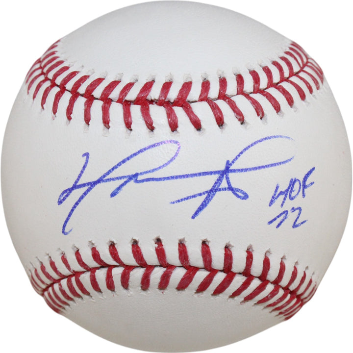 David Ortiz Autographed Boston Red Sox OML Baseball HOF 22 Beckett Witness 50925