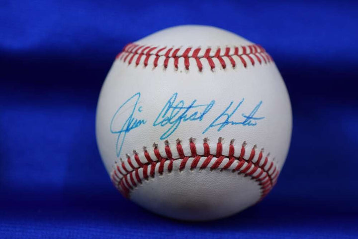 Jim Catfish Hunter JSA COA Autograph American League OAL Signed Baseball