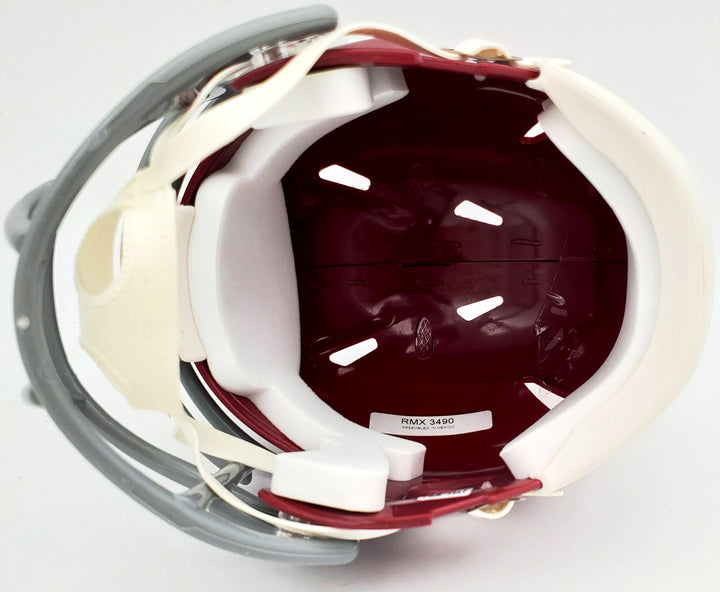 Devonta Smith Signed Alabama Crimson Tide Speed Mini Helmet Beckett