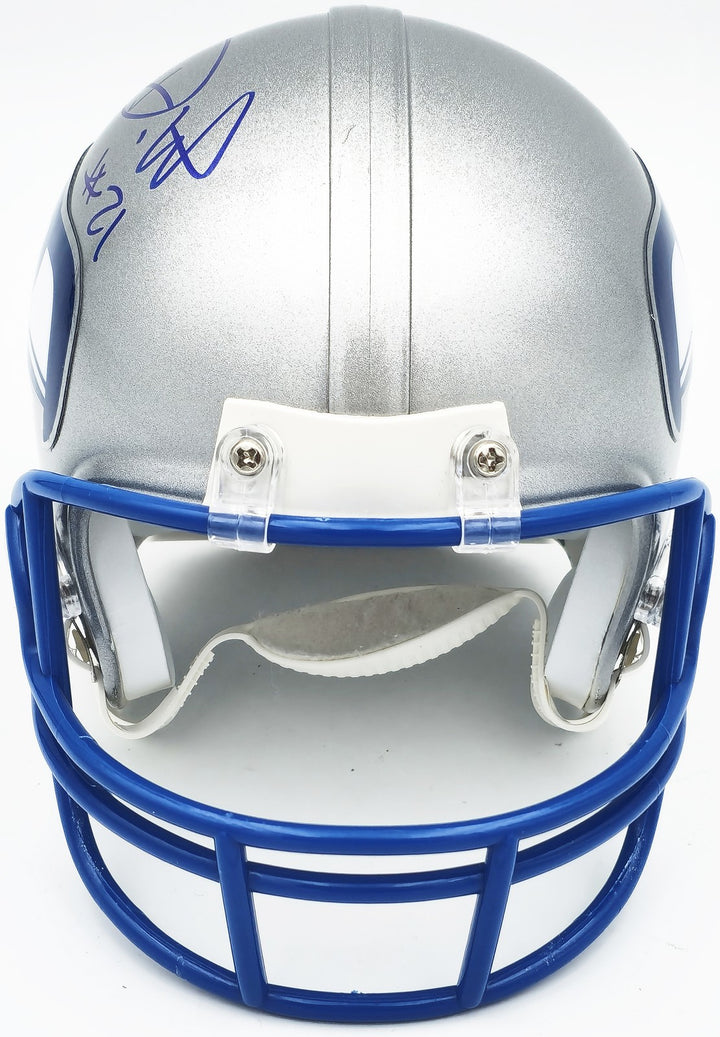 Devon Witherspoon Signed Seahawks Silver 83-01 Throwback Mini Helmet MCS Holo