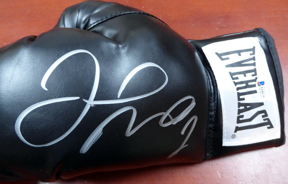 Floyd Mayweather Jr. Signed Black Everlast Glove LH Beckett
