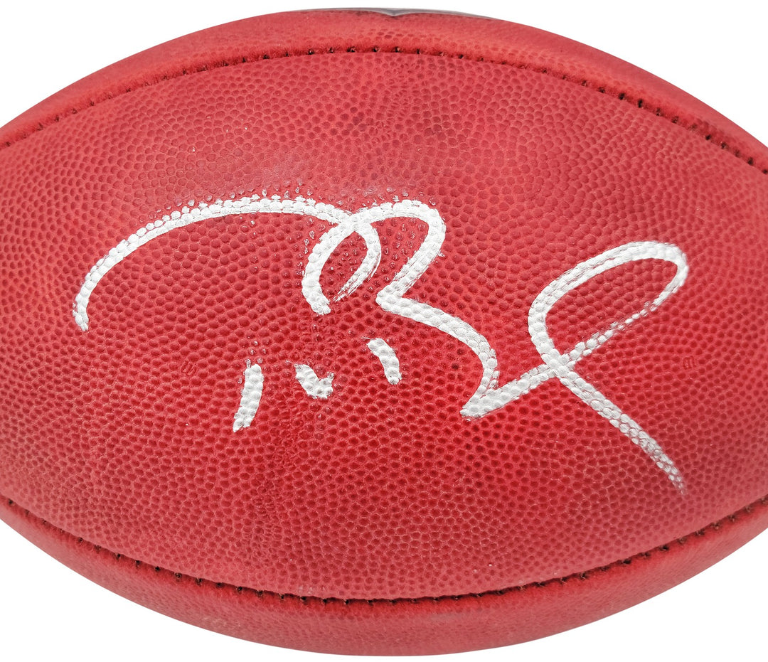 Tom Brady Signed Official NFL Leather Football Patriots Fanatics Holo