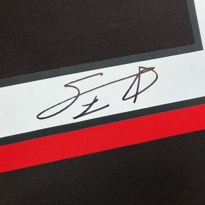 Autographed/Signed Andriy Shevchenko AC Milan Soccer Jersey Beckett BAS COA