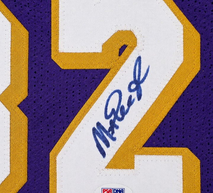 Los Angeles Lakers Magic Johnson Signed Purple Jersey PSA/DNA