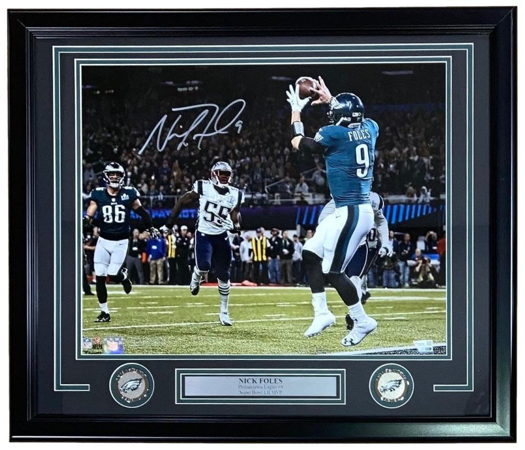 Nick Foles Signed Framed 16x20 Eagles SB52 Philly Special Photo Fanatics