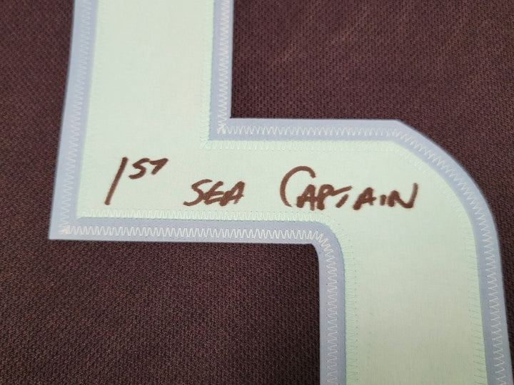 Kraken Mark Giordano Auto Navy Adidas Inaugural Jersey Size 54 "1st Sea Captain"