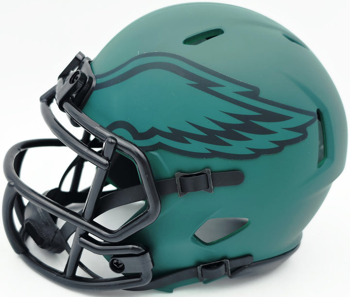 Jason Kelce Signed Philadelphia Eagles Rave Green Speed Mini Helmet PSA/DNA ITP