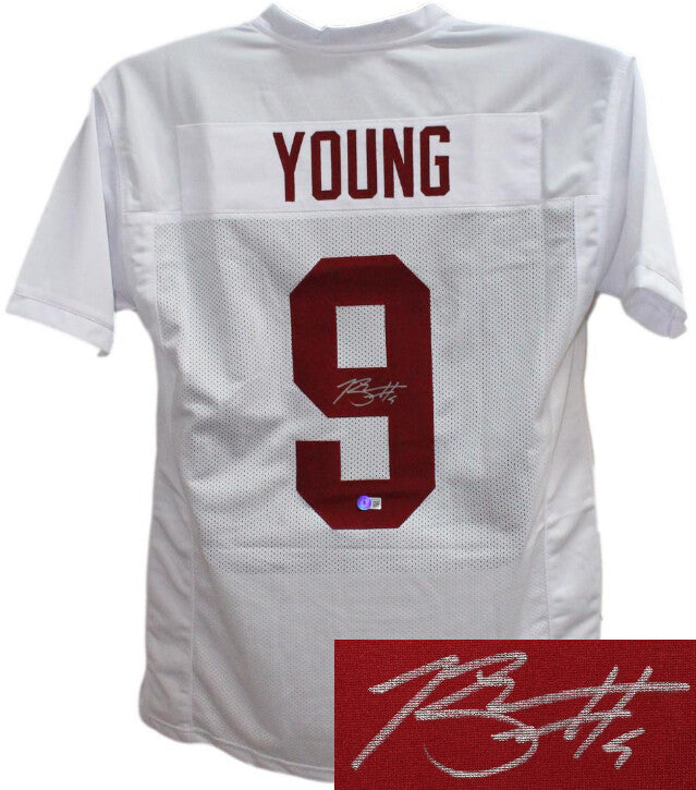 Bryce Young signed Alabama Stitched College Football Jersey #9 XL Beckett (Heis)