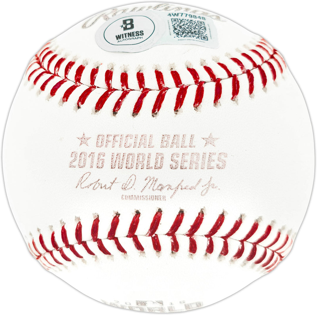 Sammy Sosa Signed 2016 WS Logo Baseball Cubs "108 Years Later" Beckett Wit