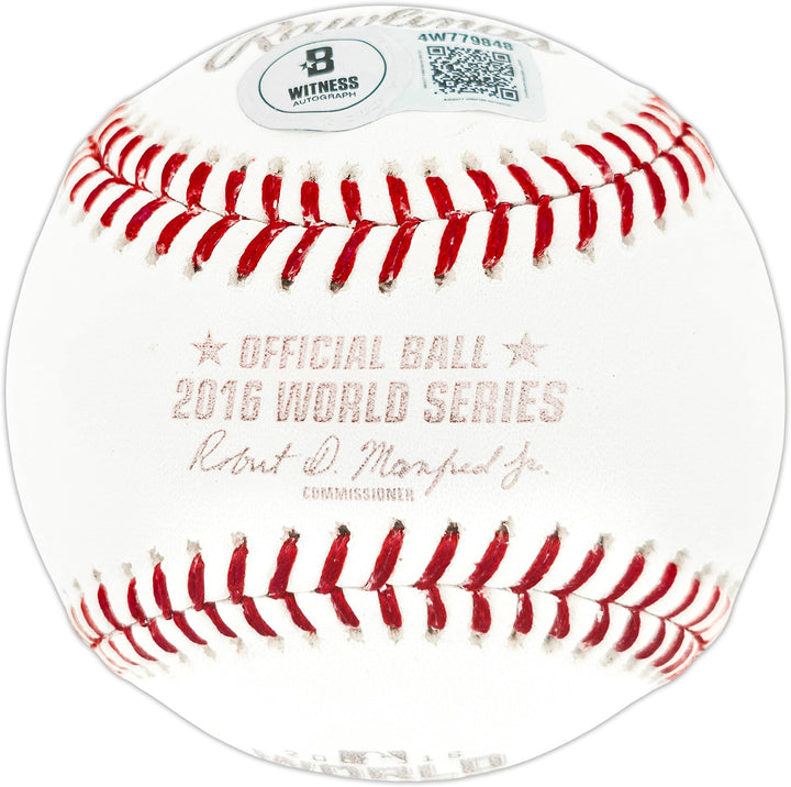 Sammy Sosa Signed 2016 WS Logo Baseball Cubs "108 Years Later" Beckett Wit