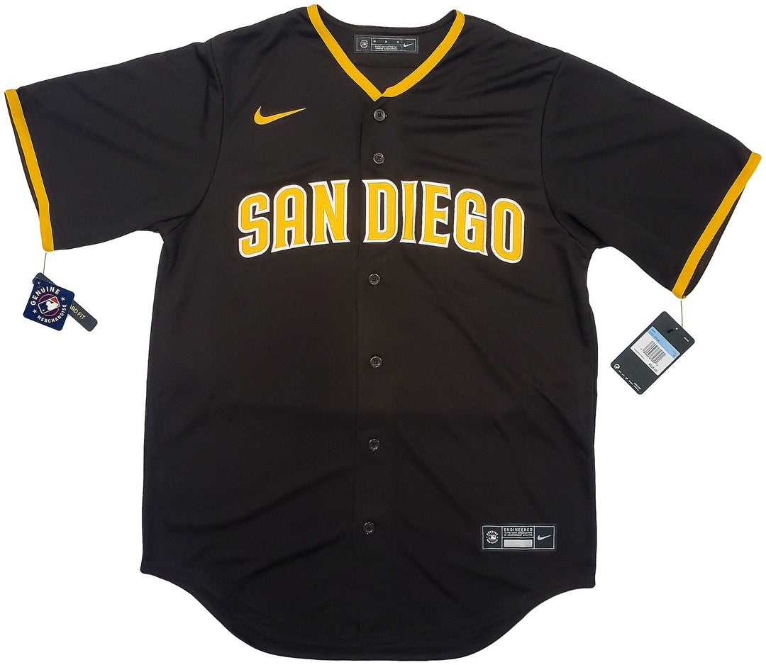 San Diego Padres Fernando Tatis Jr. Signed Nike Brown Jersey Size M Beckett
