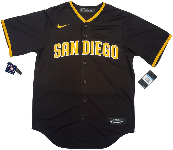 San Diego Padres Fernando Tatis Jr. Signed Nike Brown Jersey Size M Beckett