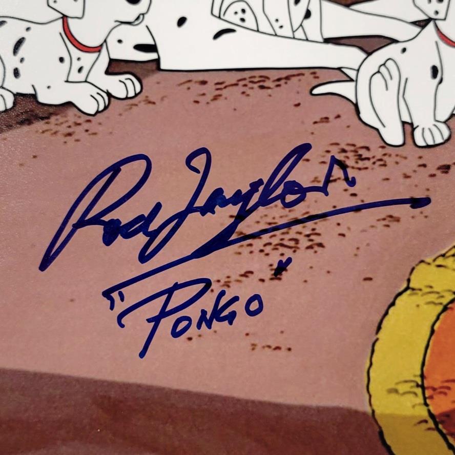 Rod Taylor signed "Pongo" 101 Dalmatians 11x14 photo autograph Beckett BAS