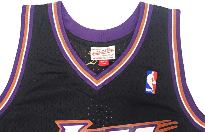 Jazz John Stockton Auto Black Auth Mitchell Ness 98-99 HWC Swingman Jersey L BAS