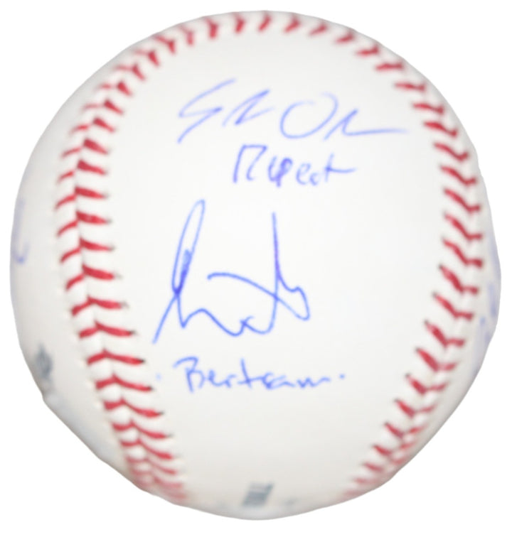 Sandlot Signed OML Baseball Tom Guiry Patrick Renna (HAM) +6 Sigs BAS 40823